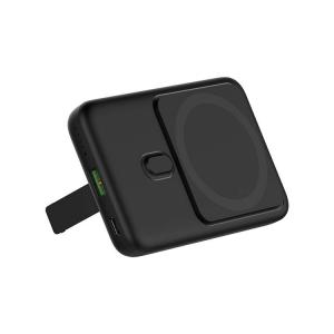 MG132 Black 10000mAh Magnetic Wireless Power Bank 15W fast charging PD20W with holder function 